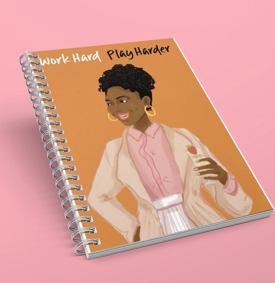 Work Hard Play Harder Notebook