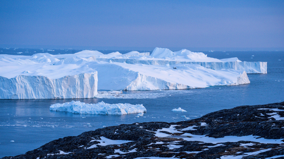 Icebergs en Groenlandia