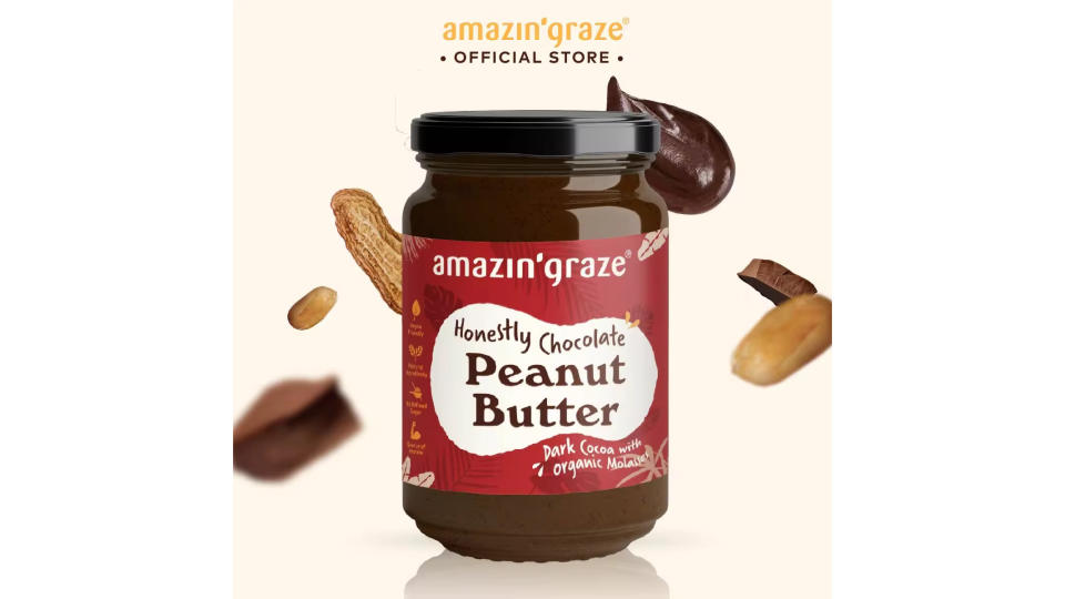 Amazin' Graze Chocolate Peanut Butter 350g - Halal Certified. (Photo: Lazada SG)