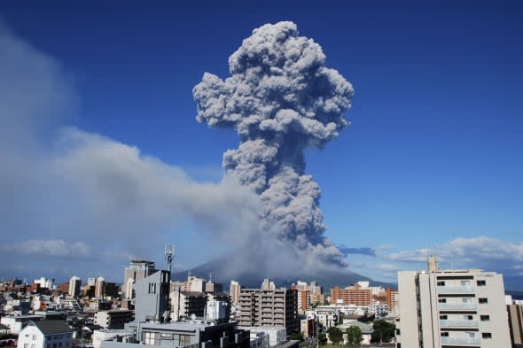 Japan could be wiped out by volcano eruption