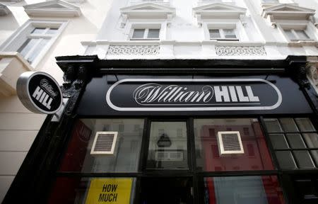 FILE PHOTO: A William Hill bookmaker store is seen in London, Britain July 21, 2016. REUTERS/Peter Nicholls/File Photo