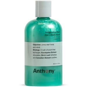 anthony shampoo body wash on white background