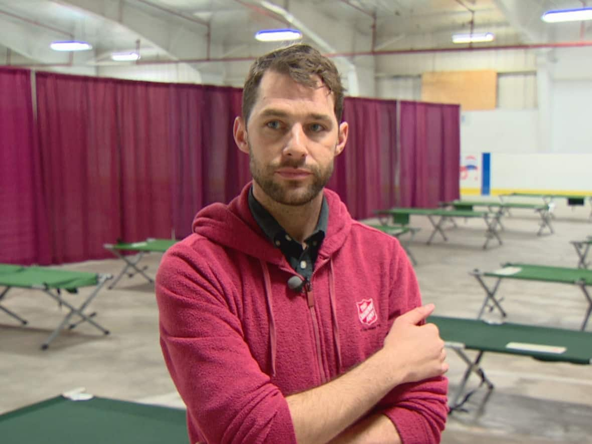 Nick Shepard is an outreach co-ordinator with the Salvation Army. He said there are people becoming homeless who never would have been in that situation five years ago.  (Roger Cosman/CBC - image credit)