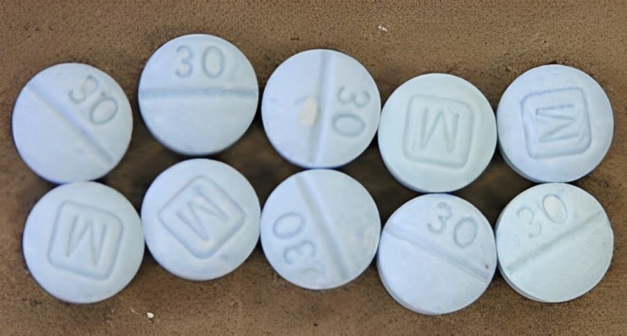 Pictures of the pills (image courtesy of the Fresno County Sheriff’s Office)