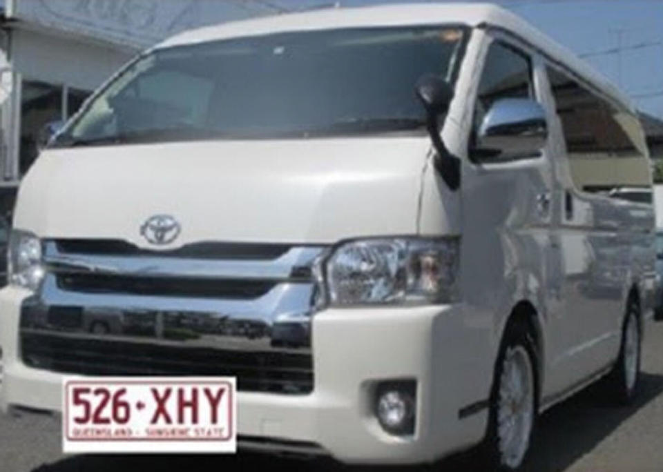 Police believe Mr Marius may be travelling in a Toyota Hi-Ace with the registration 526XHY. Source: Queensland Police