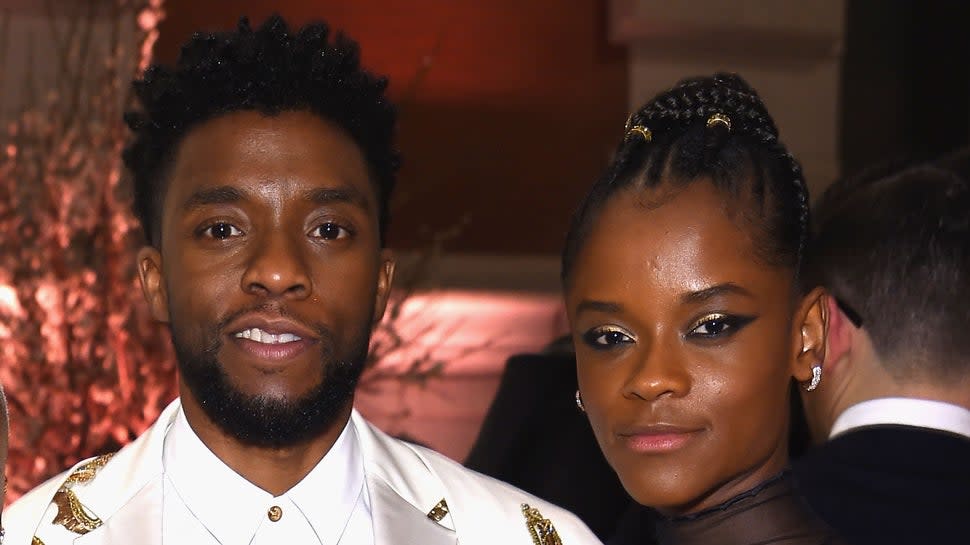 Letitia Wright Chadwick Boseman