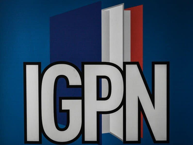 Le logo de l'IGPN - Image d'illustration  - Stéphane de Sakutin / AFP