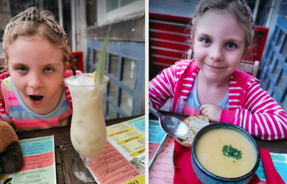 Daniel Davies-Luke and daughter Luna at Boteco do Brasil in Edinburgh. (Daniel Davies-Luke)