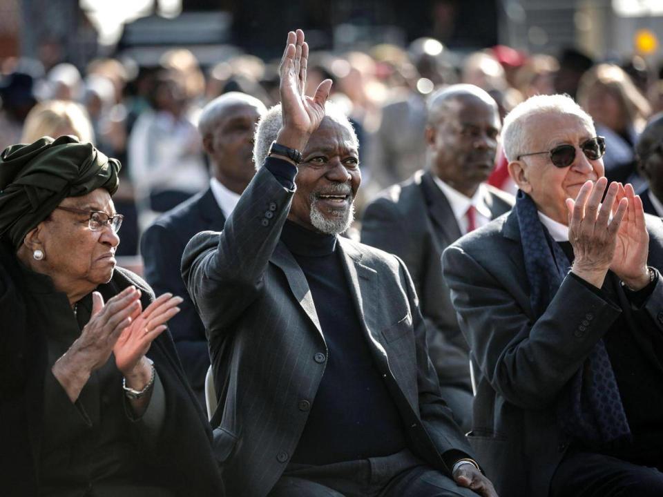 The Ghanaian served as chair of the Elders, a group of independent global leaders brought together by Nelson Mandela (AFP/Getty)