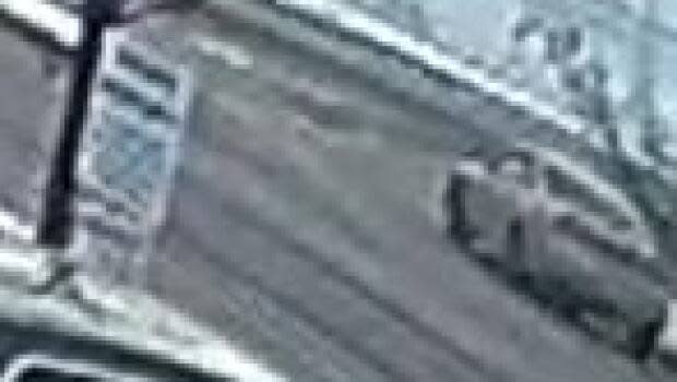 Police also released this CCTV image of the car involved in the hit and run, saying it likely had damage to its grille and hood that may have since been repaired.