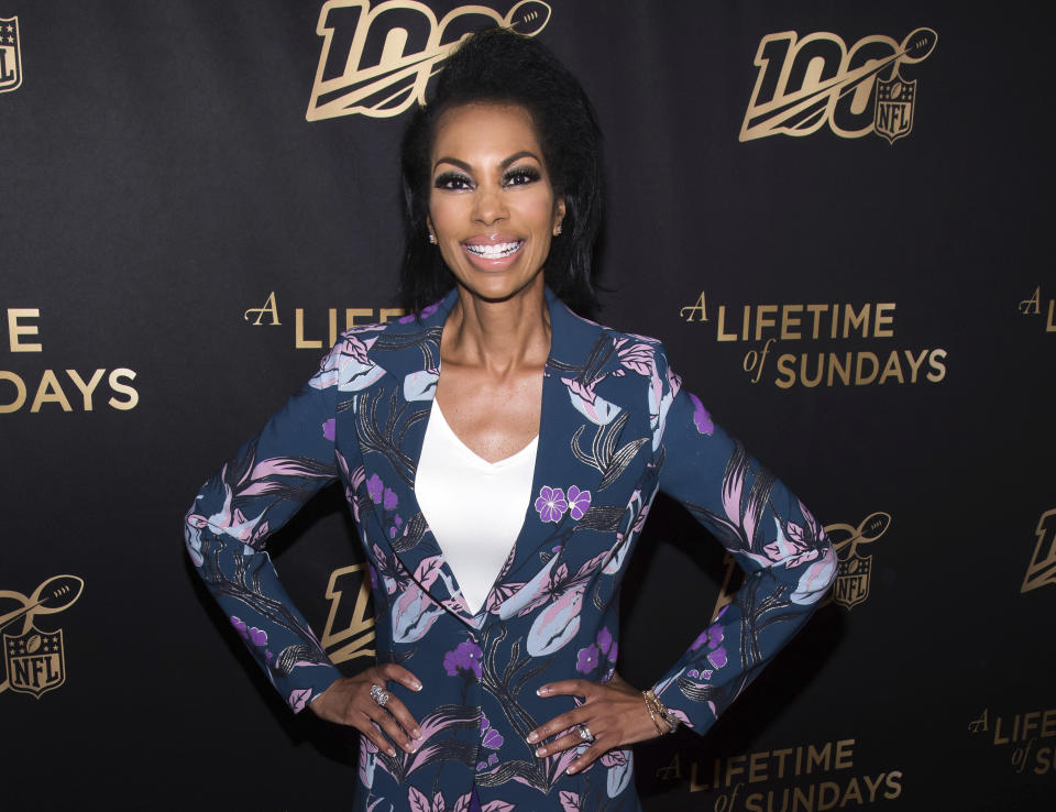 FILE - Harris Faulkner attends a screening of "A Lifetime of Sundays" at The Paley Center for Media in New York on Sept. 18, 2019. Faulkner will host a special on America's racial reckoning on Sunday at 10 p.m. Eastern. (Photo by Charles Sykes/Invision/AP, File)