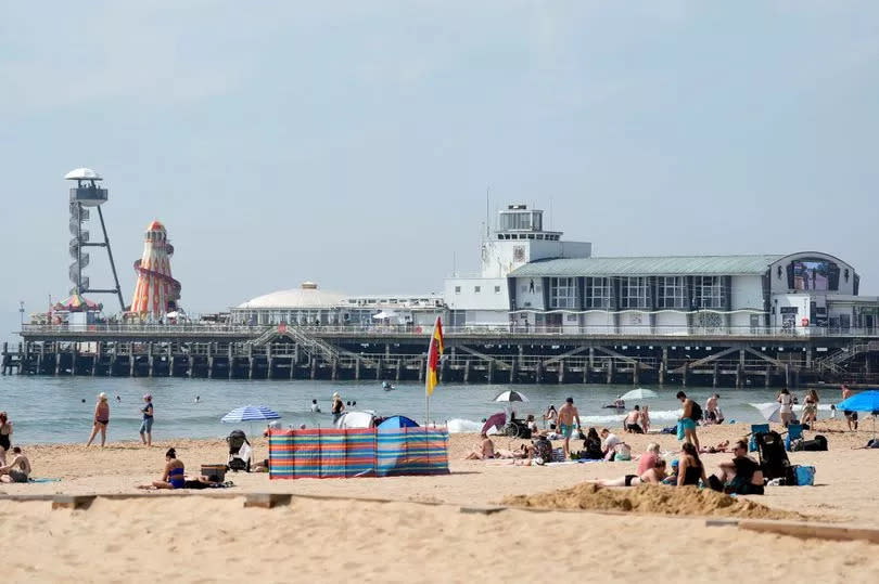 Brits flocked to the beaches to take advantage of the warm weather