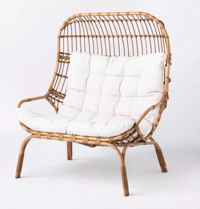 Threshold with Studio McGee Wicker & Metal Patio Egg Chair