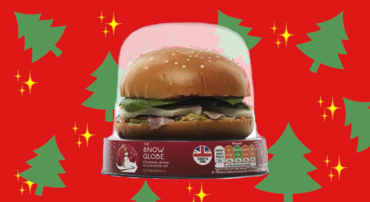 The latest Christmas snack from Sainsburys is £3.50. [photo: thegrocer]