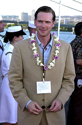 Cary Elwes aboard the USS John C. Stennis at the Honolulu, Hawaii premiere of Touchstone Pictures' Pearl Harbor
