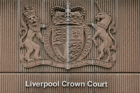 Liverpool crown court stock