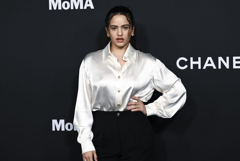 Rosalía en una gala del Moma de Nueva York, en diciembre de 2021