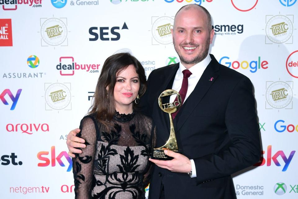 Deborah James and Steve Bland (Ian West/PA) (PA Wire)