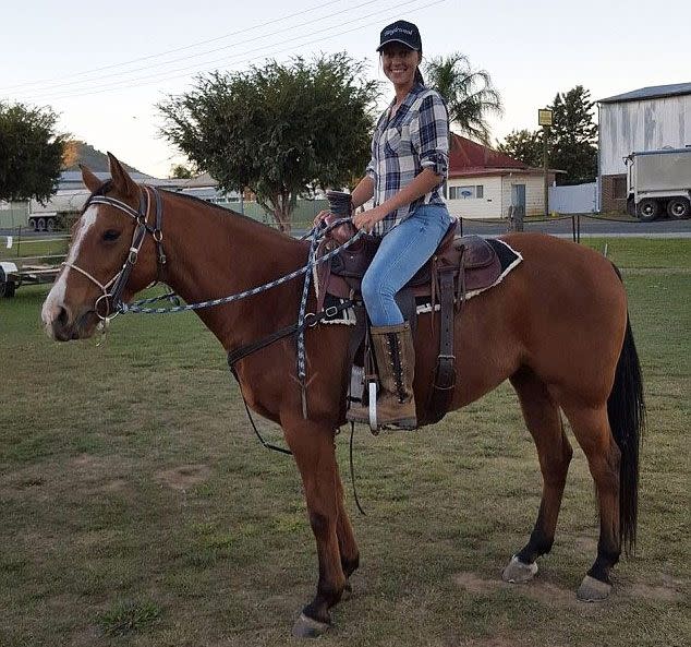 Kate desperately wishes to stay in Australia and find herself a cowboy.Photo: Facebook