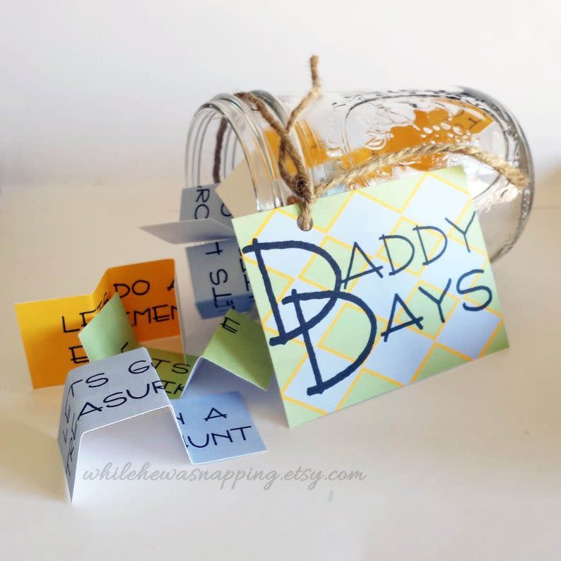 Daddy Days Activity Jar