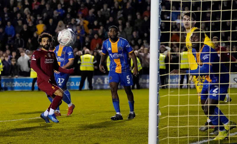 FA Cup Fourth Round - Shrewsbury Town v Liverpool