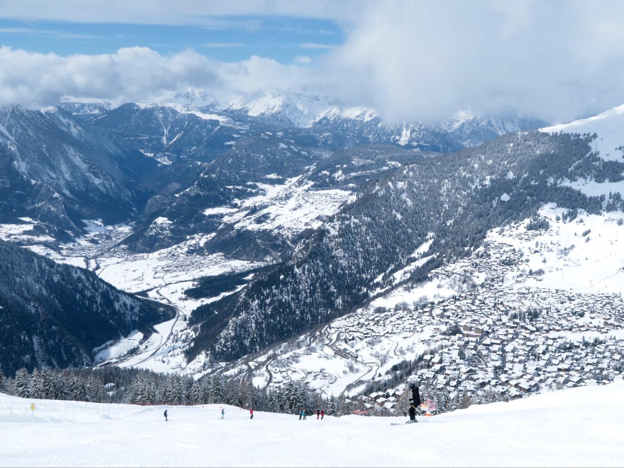 Man was among 10 people swept away from the slopes at the popular alpine resort of Verbier, Switzerland (Sean Gallup/Getty Images)