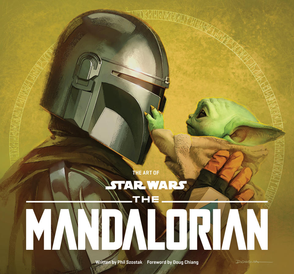 Cover of &#39;The Art of Star Wars: The Mandalorian (Season 2)&#39;, &#39;Mando and Baby, version 218&#39; (Image: Brian Matyas used with permission from Abrams Books/Lucasfilm