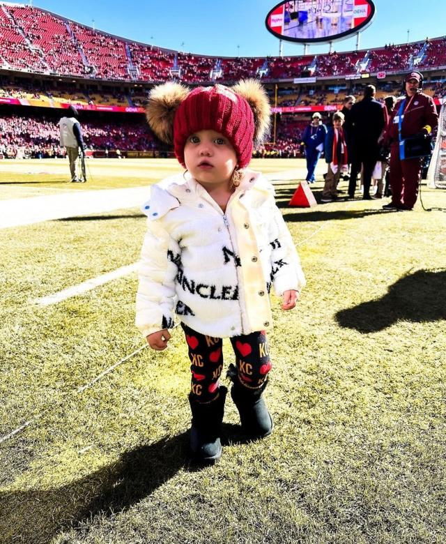 Watch Patrick Mahomes Greet Daughter Sterling on the Field After