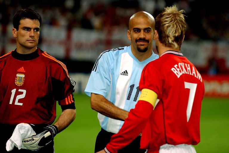 Juan Sebastián Verón, uno de los futbolistas de Estudiantes que vistió la camiseta de la selección argentina.