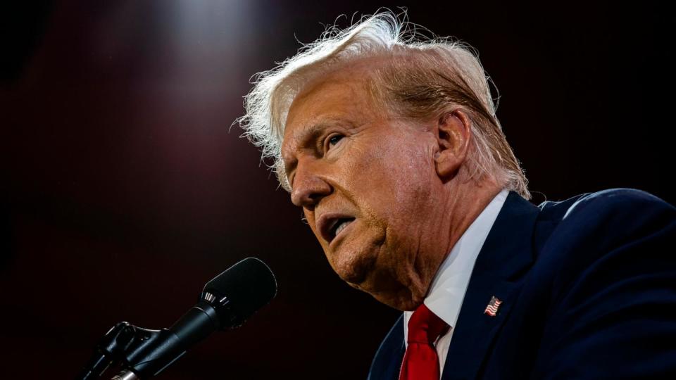 PHOTO: Former U.S. President Donald Trump speaks at the Faith & Freedom Coalition's Road to Majority Policy Conference at the Washington Hilton on June 22, 2024 in Washington, DC.  (Samuel Corum/Getty Images)