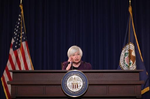 IMF呼籲Fed不要過早升息 (圖: AFP)