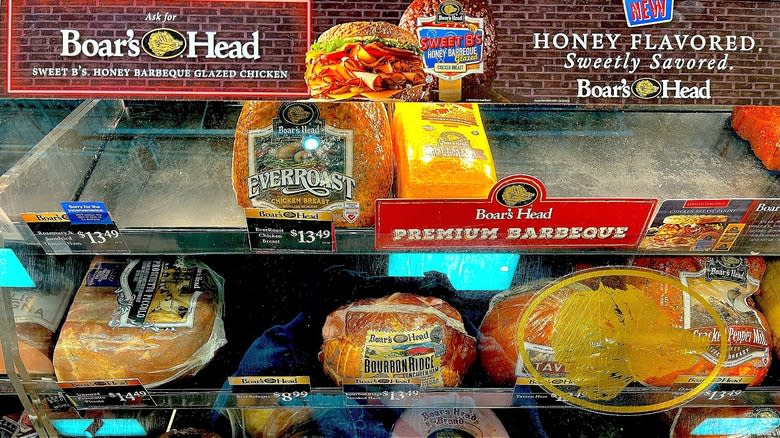 Boar's Head deli case