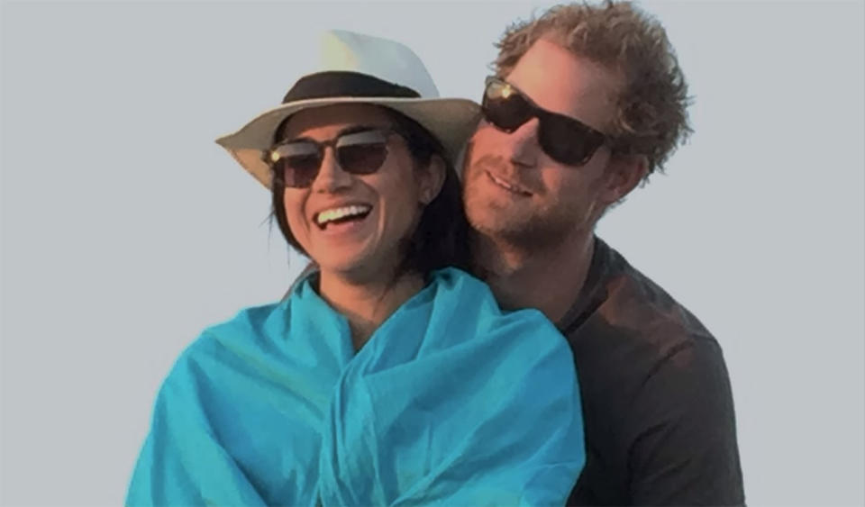 Prince Harry and Meghan Markle in Botswana