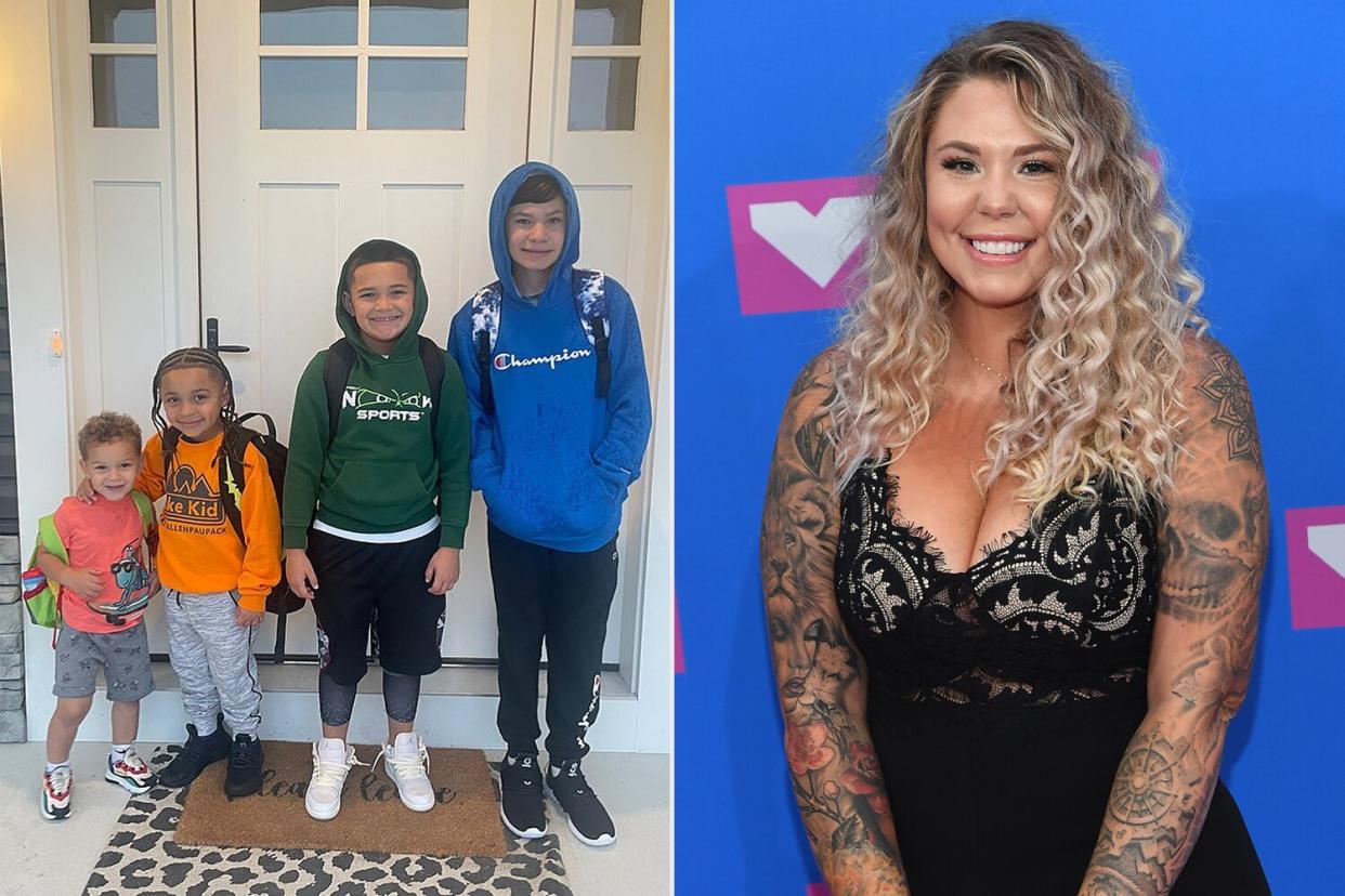 Kailyn Lowry kids back to school