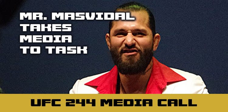 UFC 244 Masvidal media call