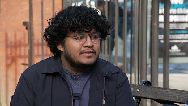 PHOTO: Fordham University freshman German Ortega, 18, says he received a full-ride tuition scholarship dedicated to supporting Hispanic students. (ABC News)