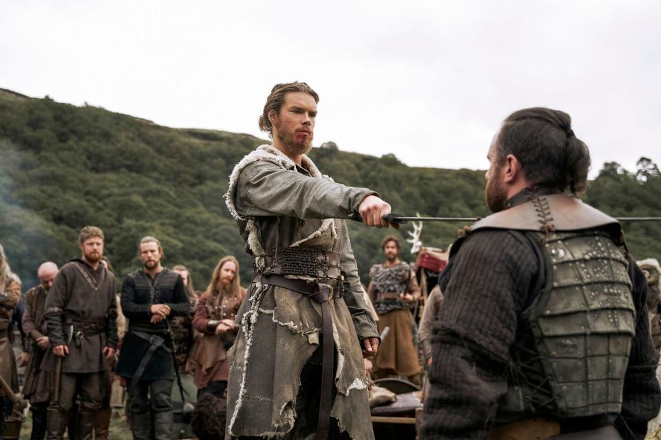 vikings valhalla l to r sam corlett as leif in episode 101 of vikings valhalla cr bernard walshnetflix copy 2021