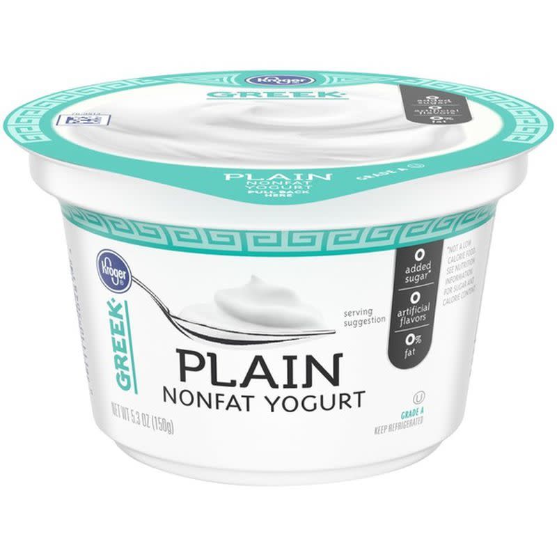 11) Kroger Plain Nonfat Greek Yogurt