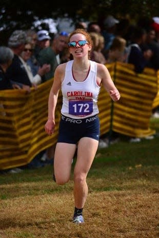 Carolina Day’s Caroline Barton is the Citizen Times and Times News Girls Cross Country Runner of the Year.