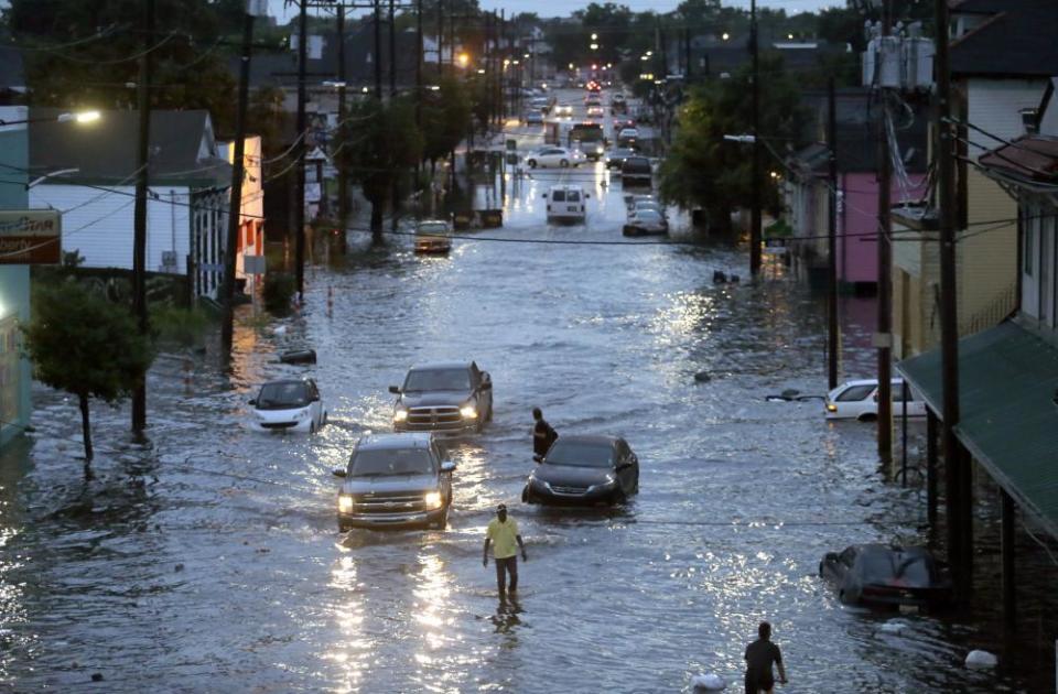 Flooding in New Orleans on 5 August.