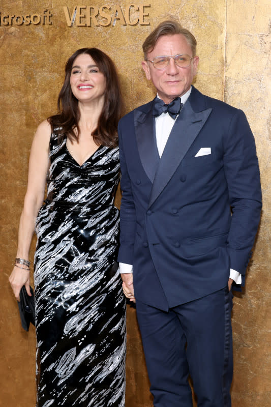 NEW YORK, NEW YORK - SEPTEMBER 28: (L-R) Rachel Weisz and Daniel Craig attend the Clooney Foundation For Justice's "The Albies" on September 28, 2023 in New York City. (Photo by Cindy Ord/Getty Images)<p>Cindy Ord/Getty Images</p>