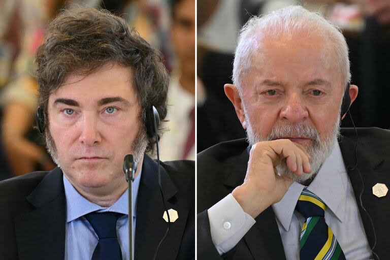 Luiz Inácio Lula da Silva y Javier Milei