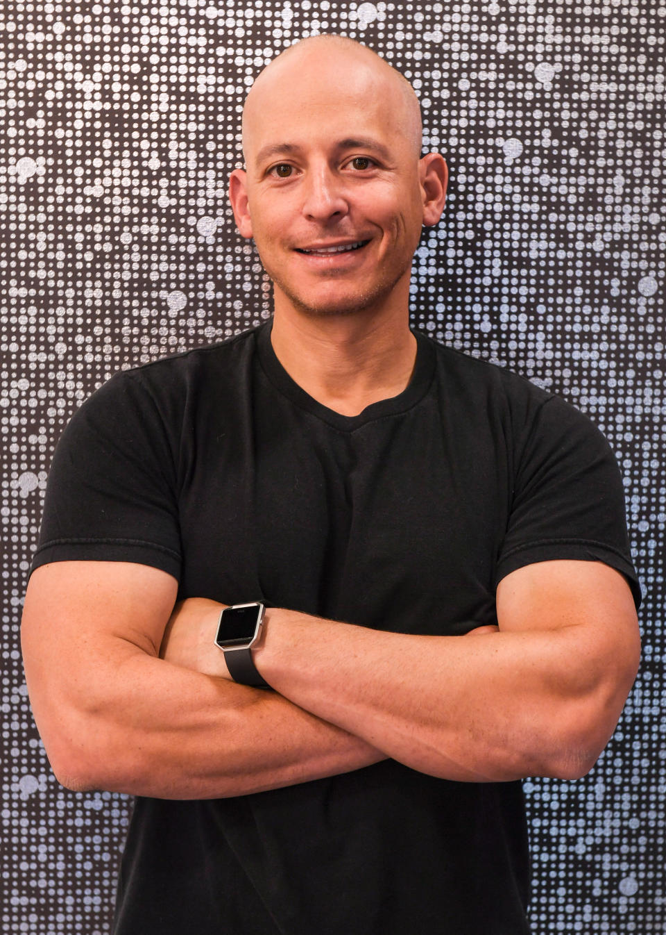 TORONTO, ONTARIO - MARCH 31:  Celebrity fitness trainer Harley Pasternak helped introduce Fitbit Alta, a slim, sleek fitness wristband that can be personalized to fit your style to Make Toronto Your Gym Event on March 31, 2016 in Toronto, Canada.  (Photo by George Pimentel/Getty Images for Fitbit)