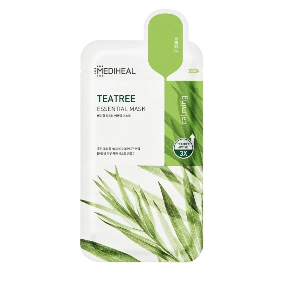 <p><a href="https://go.redirectingat.com?id=74968X1596630&url=https%3A%2F%2Fsokoglam.com%2Fproducts%2Fmediheal-tea-tree-essential-blemish-control-sheet-mask&sref=https%3A%2F%2Fwww.cosmopolitan.com%2Fstyle-beauty%2Fbeauty%2Fg41714207%2Fbest-korean-skin-care-products%2F" rel="nofollow noopener" target="_blank" data-ylk="slk:Shop Now;elm:context_link;itc:0;sec:content-canvas" class="link ">Shop Now</a></p><p>Mediheal Tea Tree Essential Blemish Control Sheet Mask</p><p>sokoglam.com</p><p>$8.00</p>