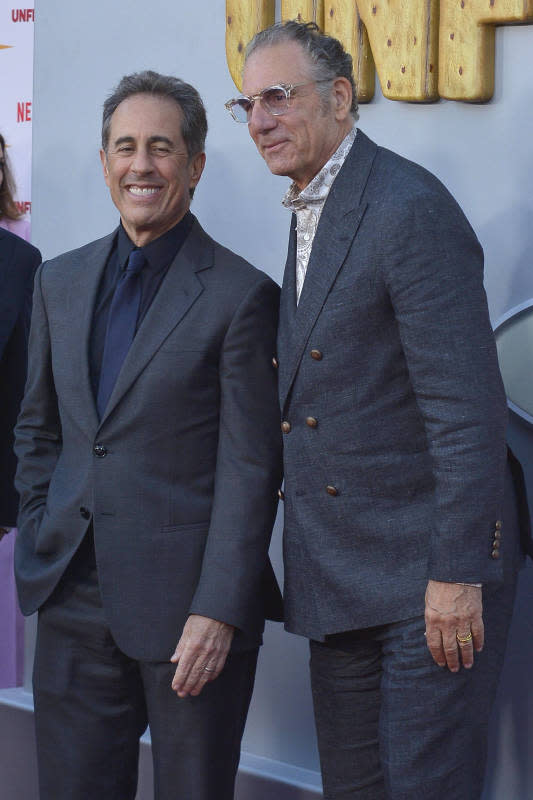 Jerry Seinfeld and Michael Richards<p>IMAGO/D. Starbuck Future Image</p>