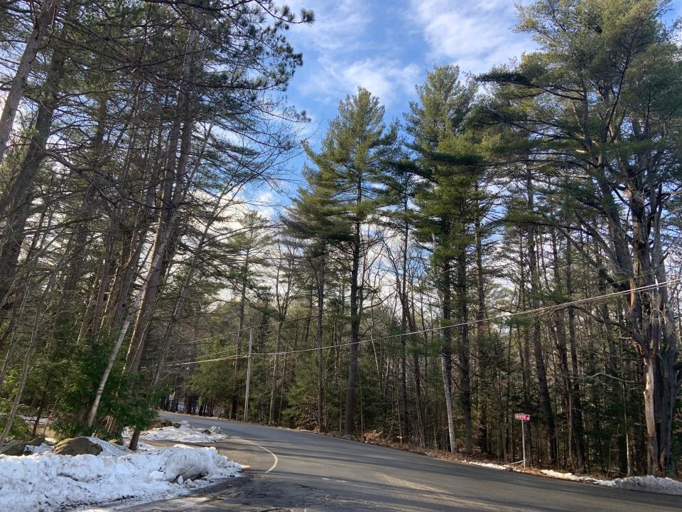 The intersection of Depot Road and Sherbert Road in Ashburnham, near where a hunter was reported missing Dec. 23. The individual was found dead after an extensive search.