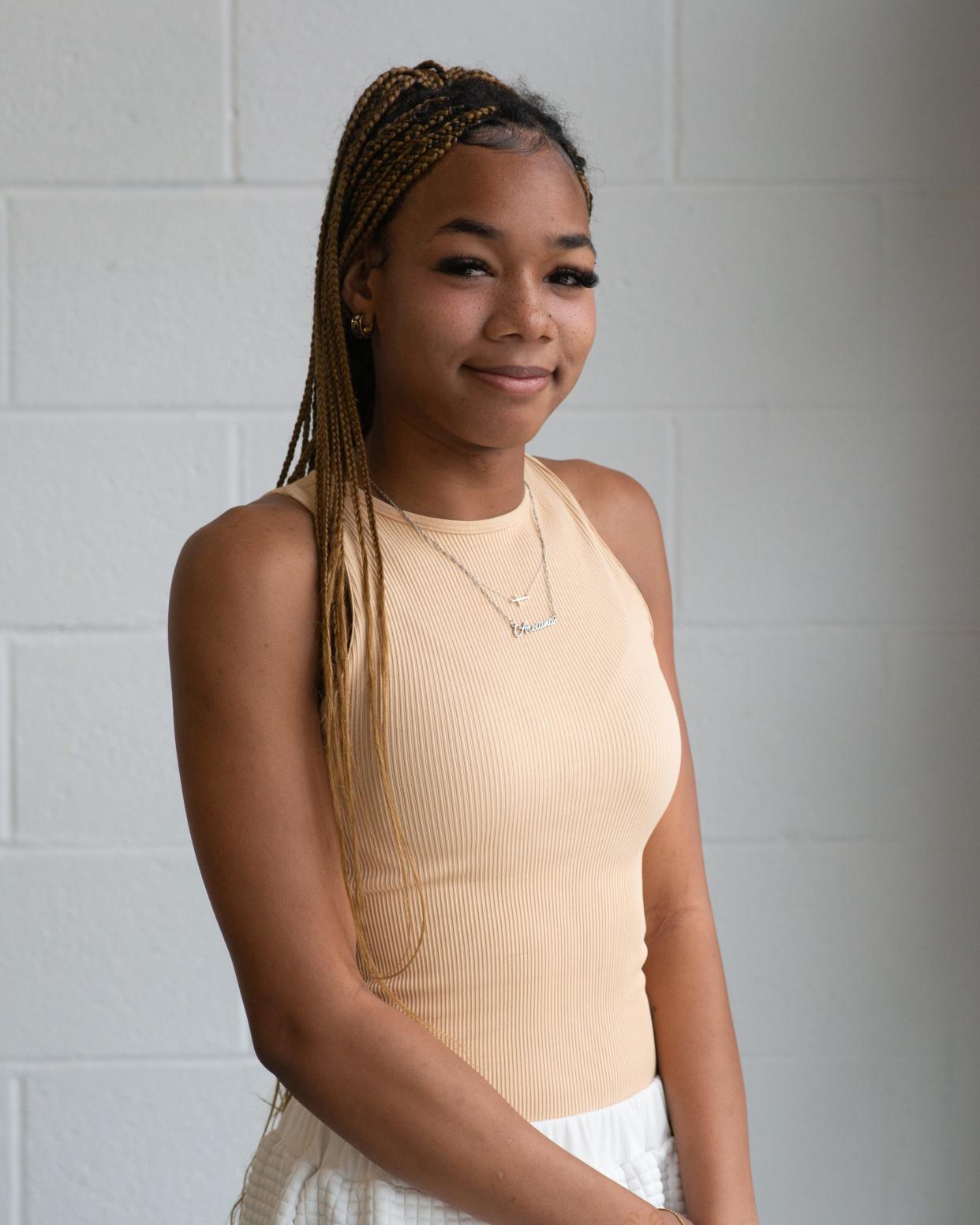 Areiana Green, a sophomore at Lawrence High School, is a 2024 Ms. Juneteenth candidate.