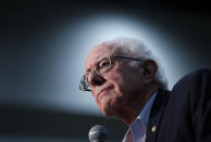 Democratic presidential candidate Sen. Bernie Sanders, I-Vt., speaks at a campaign rally Sunday, Jan. 26, 2020, in Sioux City, Iowa. (AP Photo/John Locher)