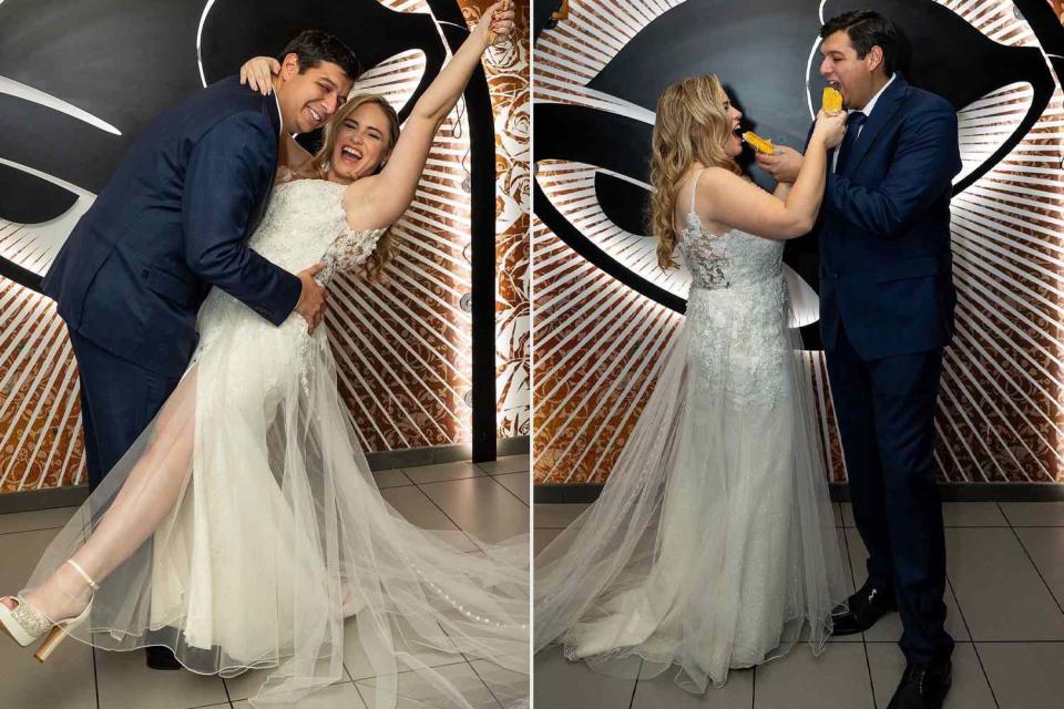 <p><a href="https://www.instagram.com/ladera_photography/?hl=en">Marissa Ladera Photography</a> / <a href="https://www.instagram.com/otownfork/?hl=en">Christina Maria Ortiz</a></p> Las Vegas Taco Bell Cantina Wedding