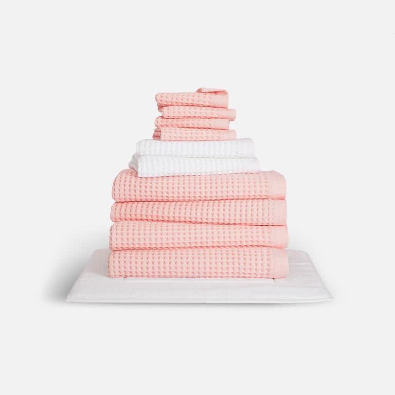 3) Brooklinen Waffle Towel Move-In Bundle